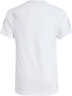 Rückansicht von adidas Club Tennisshirt Kinder white