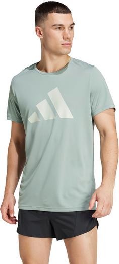 Rückansicht von adidas RUN IT Funktionsshirt Herren silgrn