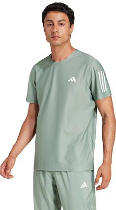 Rückansicht von adidas OWN THE RUN Funktionsshirt Herren silgrn