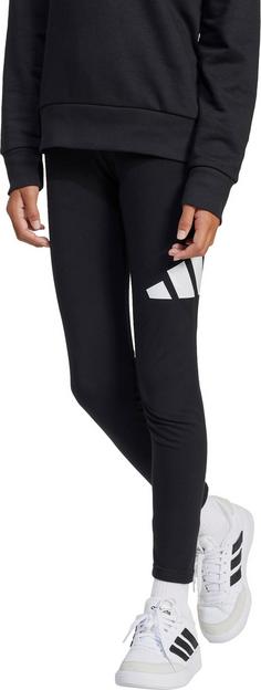 Rückansicht von adidas BIG LOGO Leggings Kinder black-white