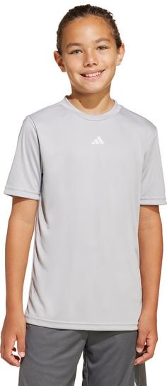 Rückansicht von adidas J TR-ES T Funktionsshirt Kinder grey-white