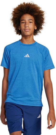 Rückansicht von adidas FAVORITE Funktionsshirt Kinder bright cyan-royal blue-silver