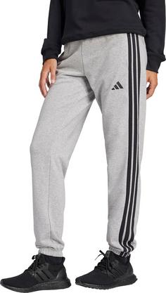 Rückansicht von adidas W 3S FT CF Trainingshose Damen medium grey heather