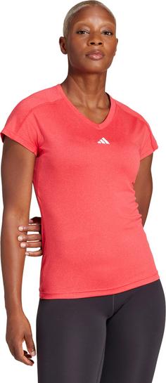 Rückansicht von adidas WE MIN T-Shirt Damen pure ruby-white