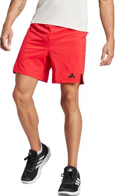 Rückansicht von adidas D4T Funktionsshorts Herren pure ruby