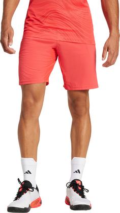 Rückansicht von adidas Ergo 7IN Tennisshorts Herren semi lucid red