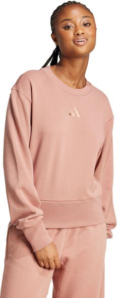 Rückansicht von adidas All Szn Sweatshirt Damen warm clay