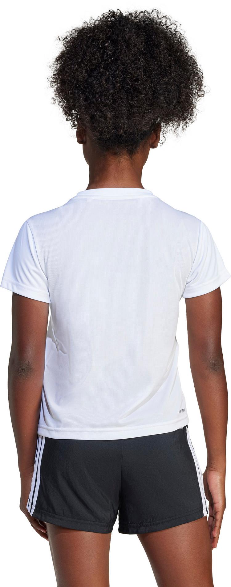 adidas adidas TR-ES Funktionsshirt M&auml;dchen - white-black - 1 | SportScheck