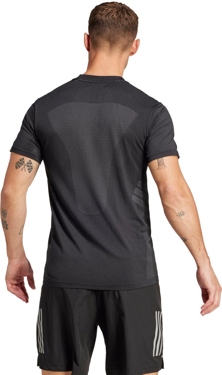 adidas adidas GYM+ SML Funktionsshirt Herren - black-grey six - 1 | SportScheck