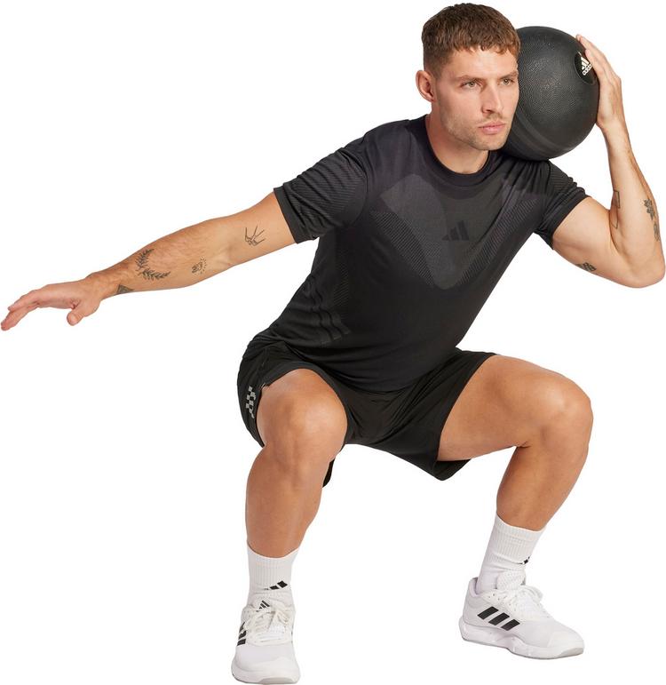 adidas adidas GYM+ SML Funktionsshirt Herren - black-grey six - 2 | SportScheck