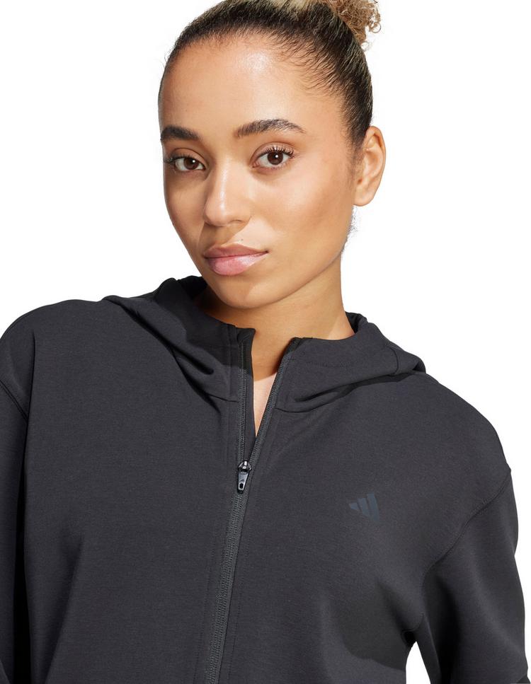 adidas adidas D4T FZ Kapuzenjacke Damen - black - 5 | SportScheck