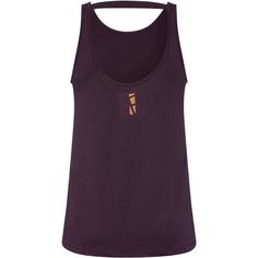 Rückansicht von unifit Funktionstank Damen plum perfect