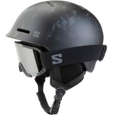 Salomon PLAYER COMBO Skihelm Kinder black tie-dye