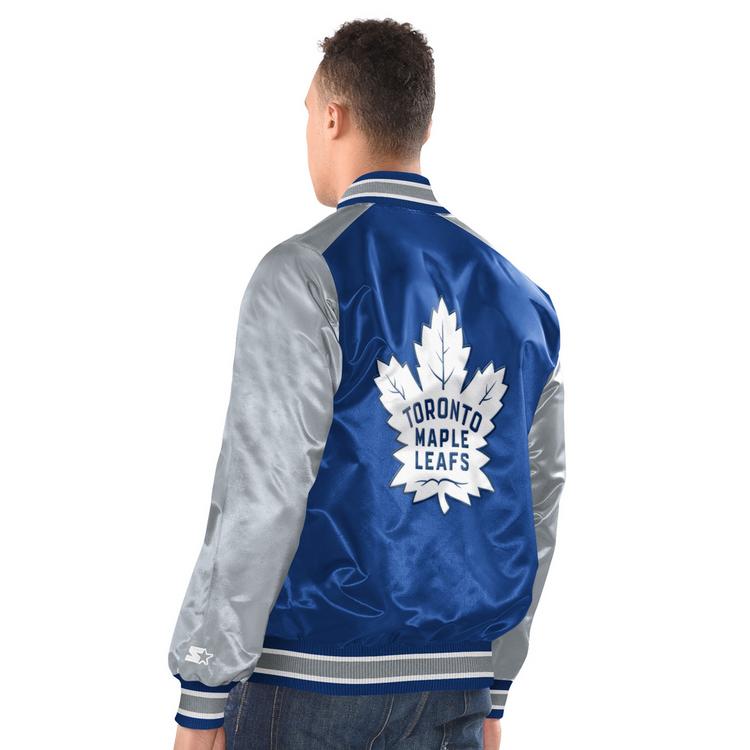 Starter Starter Toronto Maple Leafs Bomberjacke Herren - dunkelblau-grau - 1 | SportScheck