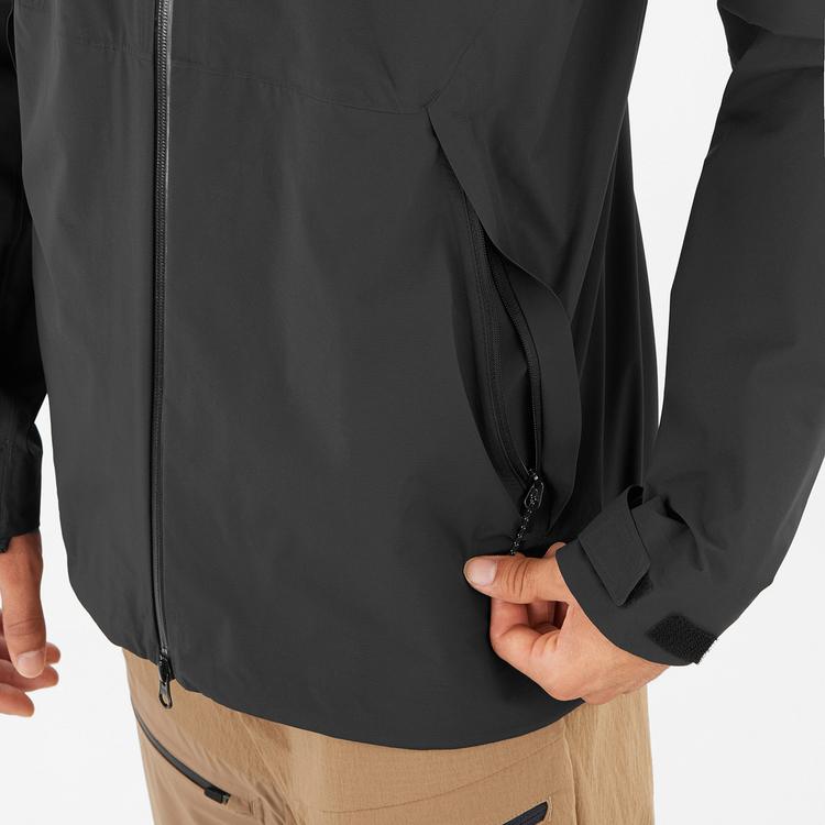 Salomon Salomon OUTERPATH 2.5L Hardshelljacke Herren - deep black - 2 | SportScheck