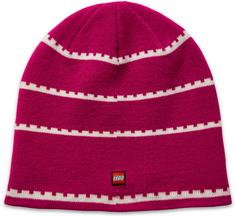 Rückansicht von Lego Wear ARIS 713 Beanie Kinder dark pink