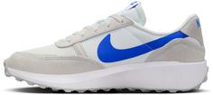 Rückansicht von Nike Waffle Nav Sneaker Herren flt silver-hyper royal-white-photon dust