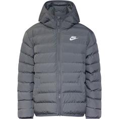 Nike NSW Steppjacke Kinder smoke grey-smoke grey-white