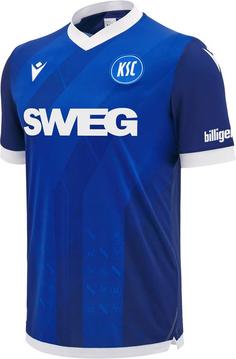 macron Karlsruhe SC 24-25 Heim Fußballtrikot Herren blue