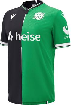 macron Hannover96 24-25 Auswärts Fußballtrikot Herren schwarz-grün