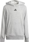 adidas SMILEY Hoodie Jungen - medium grey heather-bright yellow-white