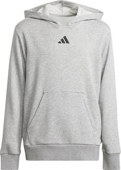 adidas SMILEY Hoodie Kinder medium grey heather-bright yellow-white