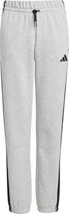 adidas 3 STRIPES Sweathose Jungen - medium grey heather-black