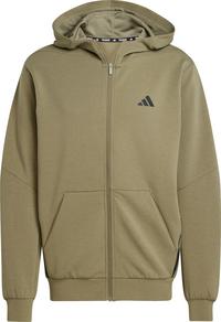 adidas D4T FULL-ZIP Kapuzenjacke Herren - olive strata