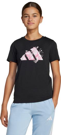 Rückansicht von adidas TRAIN T-Shirt Kinder black