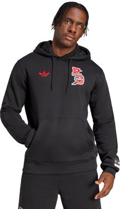 Rückansicht von adidas FC Bayern München Hoodie Herren black