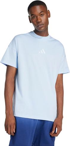 Rückansicht von adidas All Szn T-Shirt Herren glow blue