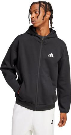 Rückansicht von adidas Future Icon Sweatjacke Herren black