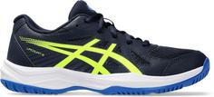 ASICS UPCOURT 6 GS Hallenschuhe Kinder midnight-safety yellow