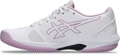 Rückansicht von ASICS SOLUTION SWIFT FF 2 CLAY Tennisschuhe Damen white-ube