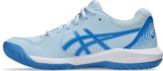 Rückansicht von ASICS GEL-DEDICATE 8 Tennisschuhe Damen light blue-blue coast