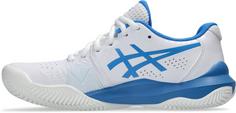 Rückansicht von ASICS GEL-CHALLENGER 14 CLAY Tennisschuhe Damen white-blue coast