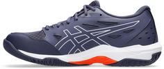 Rückansicht von ASICS GEL-ROCKET 11 Hallenschuhe Herren indigo fog-nova orange