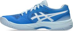 Rückansicht von ASICS GEL-COURT HUNTER 3 Hallenschuhe Damen blue coast-white