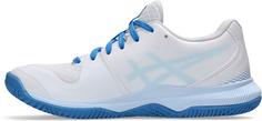 Rückansicht von ASICS GEL-TACTIC 12 Hallenschuhe Damen white-light blue