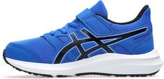 Rückansicht von ASICS JOLT 4 PS Laufschuhe Kinder illusion blue-black