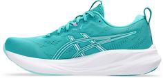 Rückansicht von ASICS GEL-PULSE 16 Laufschuhe Damen wave teal-soothing sea