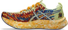 Rückansicht von ASICS NOOSA TRI 16 Laufschuhe Herren huddle yellow-illusion blue