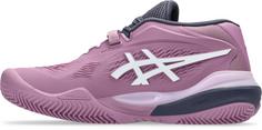 Rückansicht von ASICS GEL-RESOLUTION X CLAY Tennisschuhe Damen ube-white