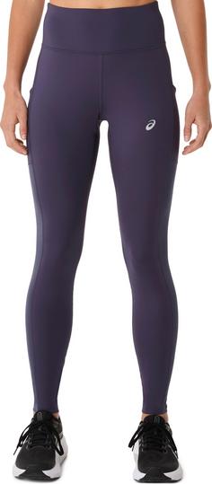 Rückansicht von ASICS CORE Lauftights Damen indigo fog