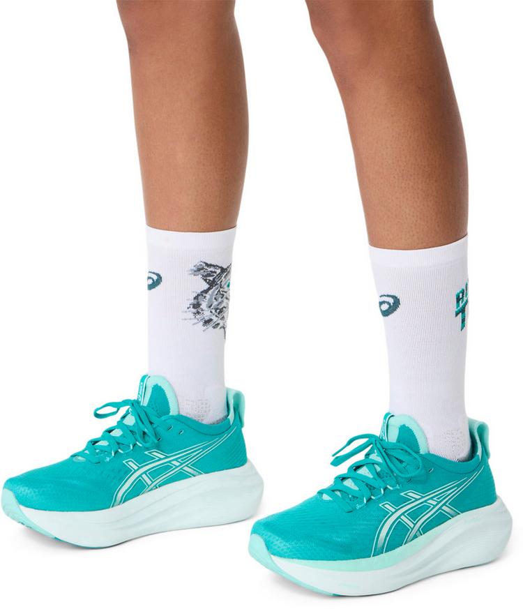 ASICS ASICS PERFORMANCE RUN Socken - brilliant white-wave teal - 3 | SportScheck
