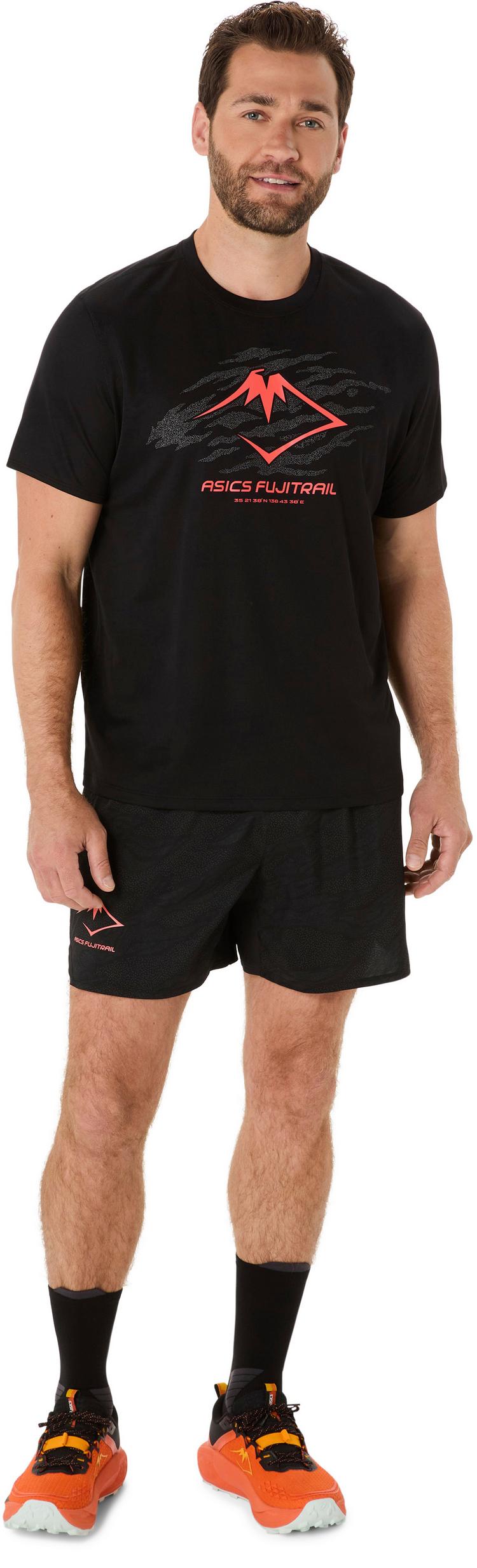 ASICS ASICS FUJITRAIL Funktionsshirt Herren - performance black-carbon-coral reef - 3 | SportScheck