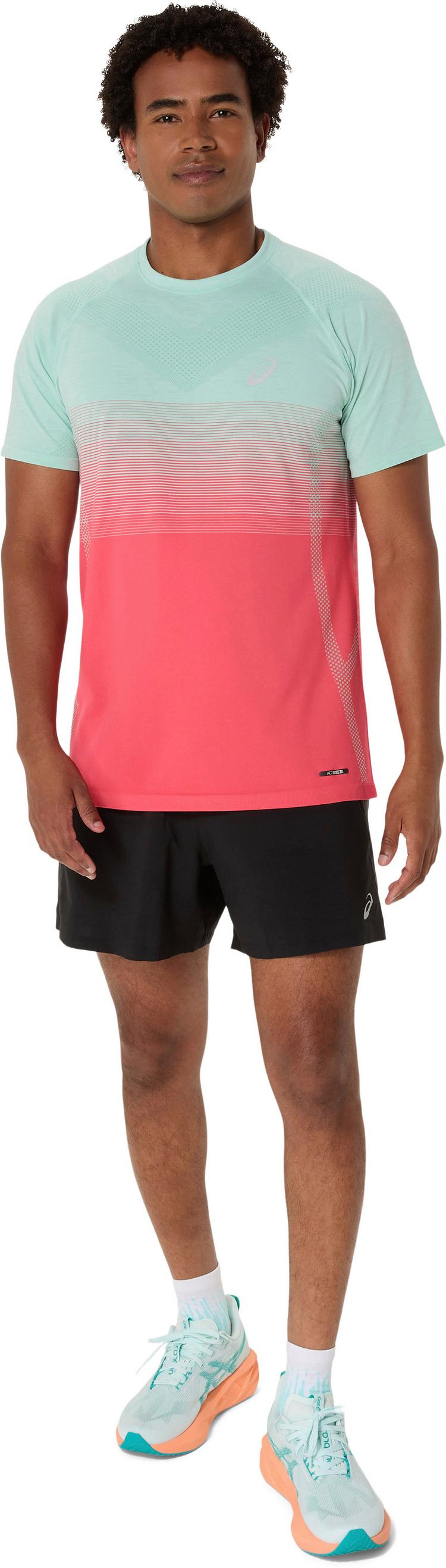 ASICS ASICS Funktionsshirt Herren - coral reef - oasis green - 3 | SportScheck
