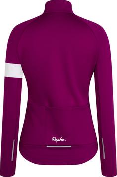 Rückansicht von Rapha Core Fahrradjacke Damen mauve white