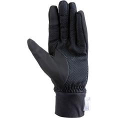 Rückansicht von Reusch Karayel WINDSTOPPER TOUCH-TEC Langlaufhandschuhe black-silver