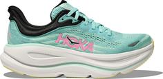 HOKA Bondi 9 Laufschuhe Damen blue spark-mint fluorite